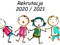 Ogłoszenie w sprawie zapisu dzieci do oddziału przedszkolnego na rok szkolny 2020/2021