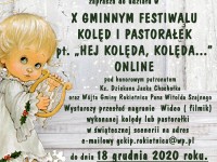 Zaproszenie  do udziału w X Gminnym Festiwalu Kolęd i Pastorałek pt. HEJ KOLĘDA, KOLĘDA...